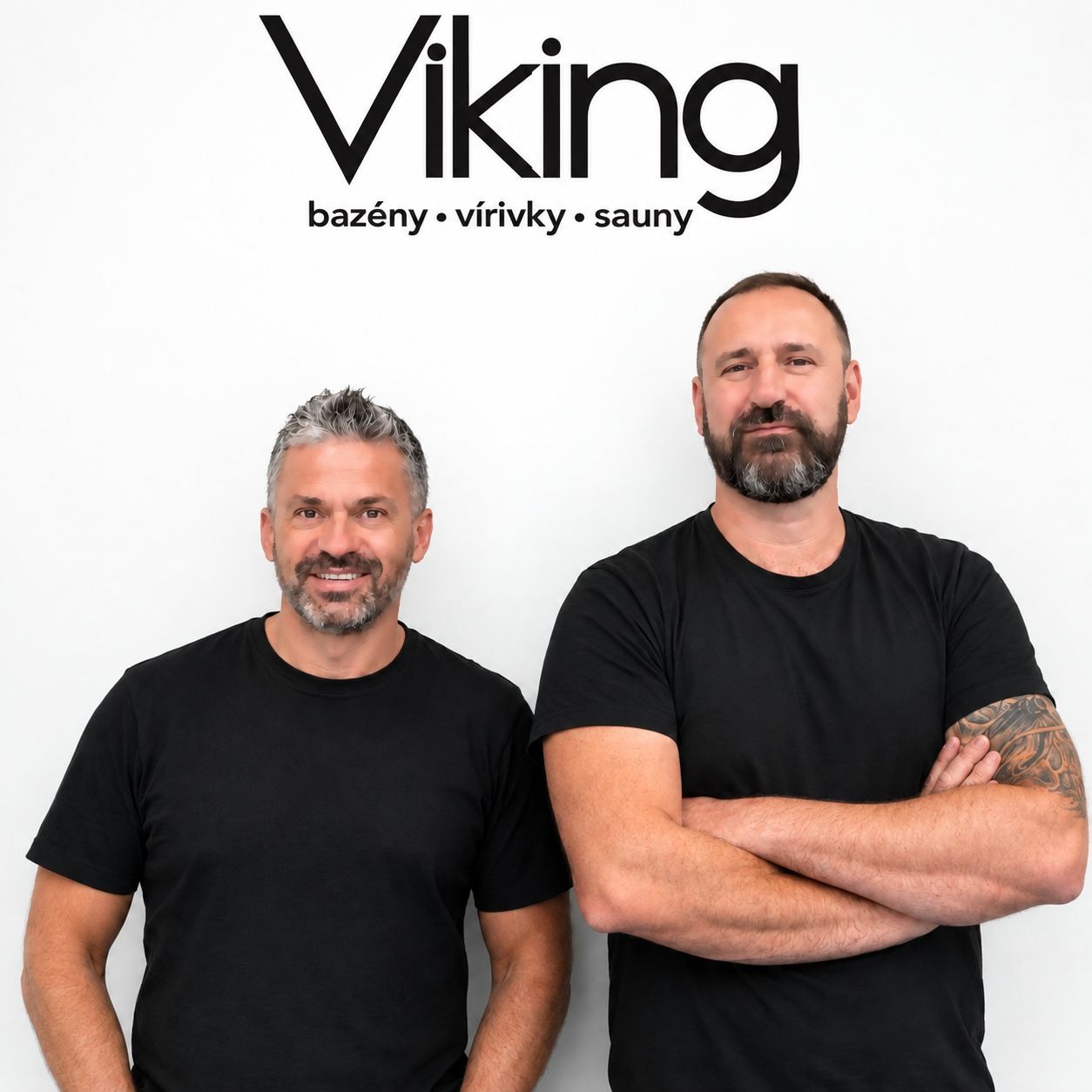 Zakladatelia Bazény Viking Ľuboš Deák a Miroslav Segeš